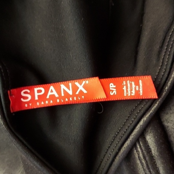 SPANX Black Faux Leather Leggings - Picture 11 of 14